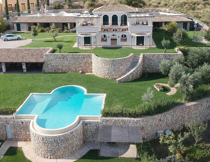 Chambre d’hôte pour 3 personnes, avec Terrasse et Jardin ainsi que Piscine et Vue à Itri