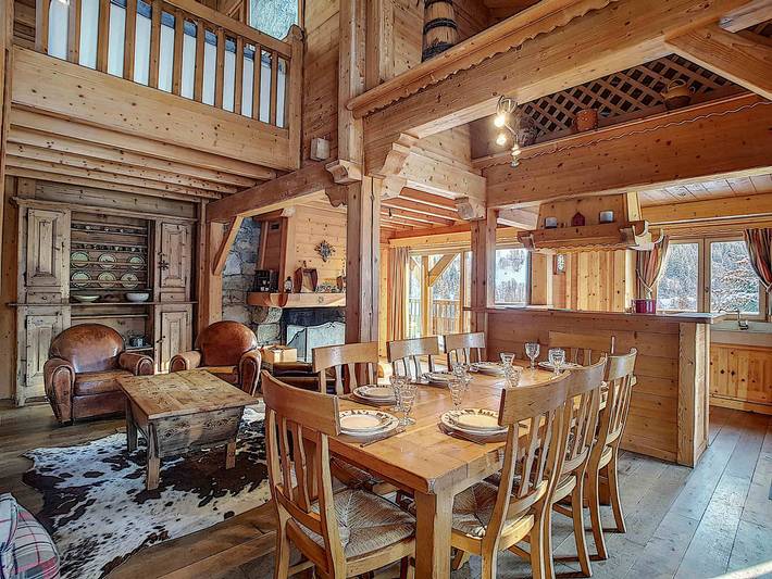 Chalet pour 8 personnes, avec balcon à La Clusaz - 2