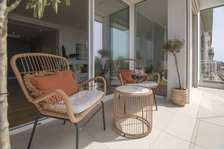Apartamento entero, Apartamento de vacaciones para 7 personas con balcón in Calella, Costa del Maresme