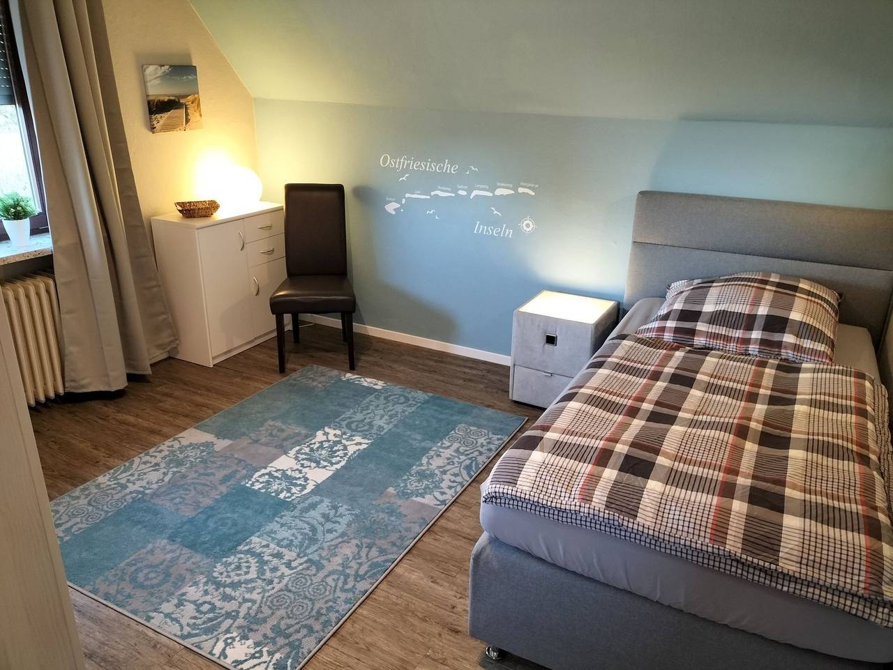 Ganze Ferienwohnung, Ferienwohnung Am Ems-Seitenkanal 65353 - Ferienwohnung in Ostfriesland 75qm, max. 4 Personen in Oldersum, Moormerland