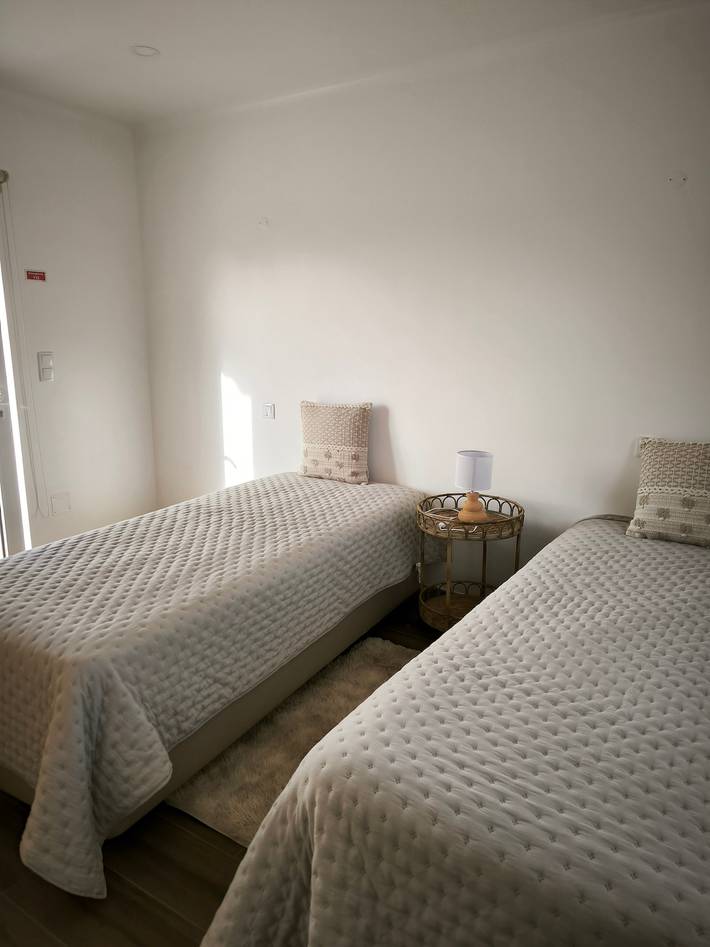Quarto para 2 pessoas, com Jardim na Costa Alentejana