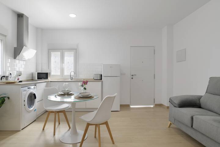 Appartamento intero, Monolocale 'Apartamentos Maria' con Wi-Fi e aria condizionata in Vejer de la Frontera, Costa de la Luz