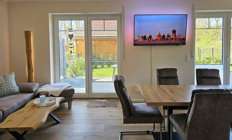 Ferienhaus für 12 Personen, mit Garten und Ausblick, mit Haustier in Biendorf