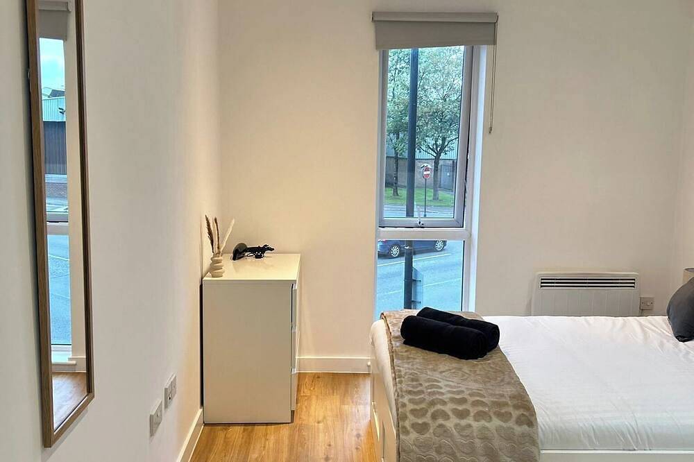 Entire apartment, City Apartment-Gym-Terrace-Games Room-Free Parking in Manchester, Greater Manchester