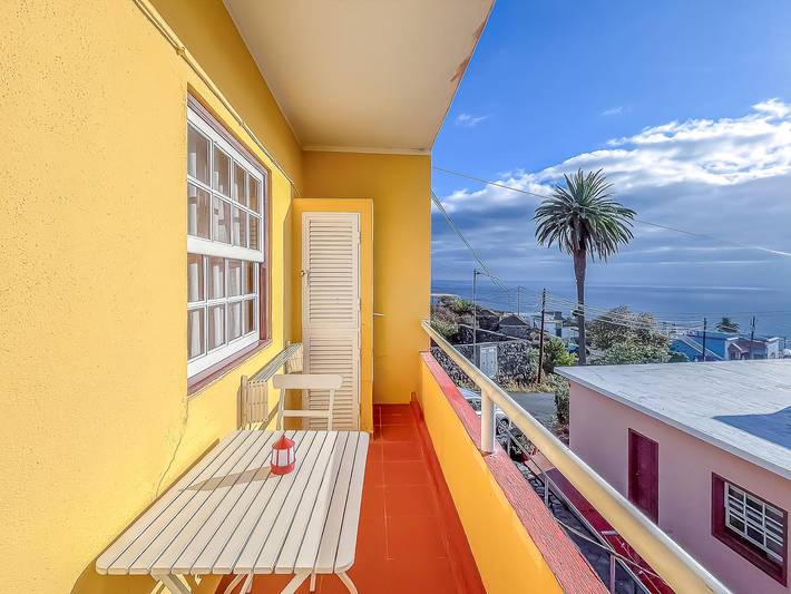 Ferienwohnung für 3 Personen, mit Balkon und Garten sowie Pool in Villa de Mazo