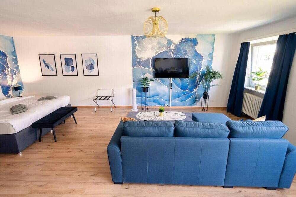 Ganze Wohnung, City Loft | 5 Min Rhein-Galerie in Ludwigshafen, Kurpfalz