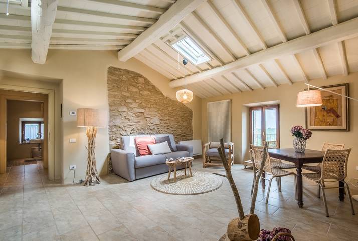 Appartamento intero, Brotes: Appartamenti Chic in Toscana con piscina, jacuzzi, sauna condivisa, Wifi e aria condizionata in Sovicille, Chianti