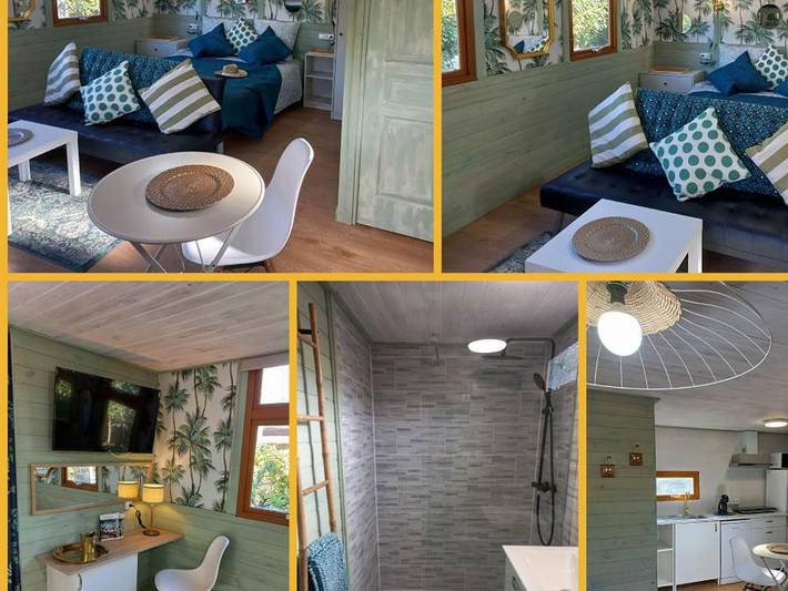 Camping Verbela Village - Chalet 2 personen - 24m² - Offenes Zimmer in Noves, Arles und Umgebung