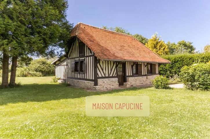 Location de vacances pour 3 personnes, avec Jardin et Vue à Périers-en-Auge