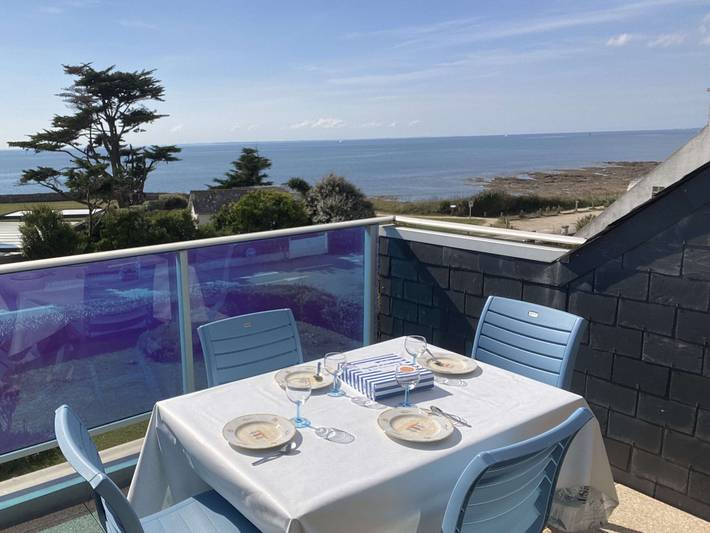 Gîte pour 6 personnes, avec terrasse dans Plage Saint-Jacques