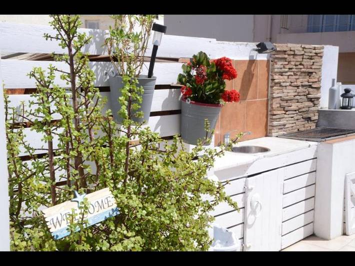 Ferienwohnung für 6 Personen, mit Garten und Balkon sowie Meerblick in Heraklion - 4