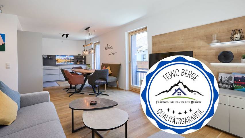 Hütte für 6 Personen, mit Balkon im Mittenwald
