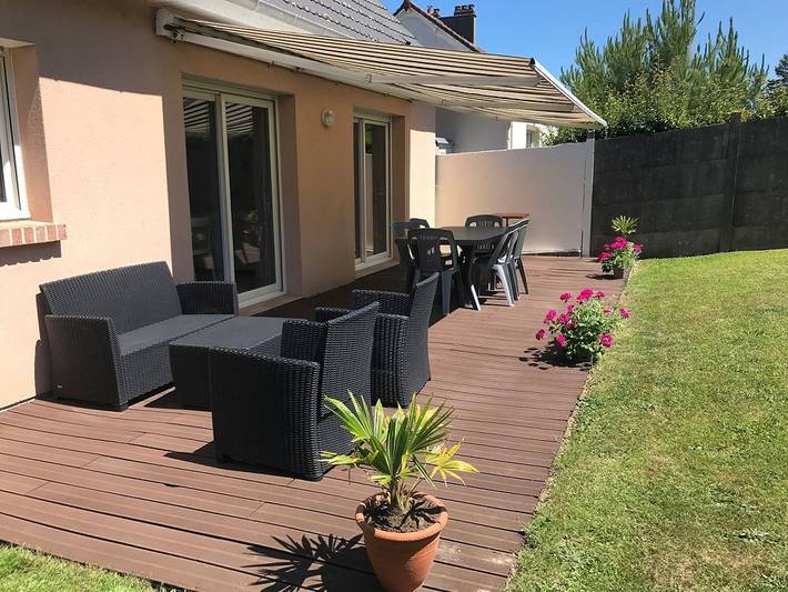 Gîte dla 6 osób, z taras i ogród w Eu