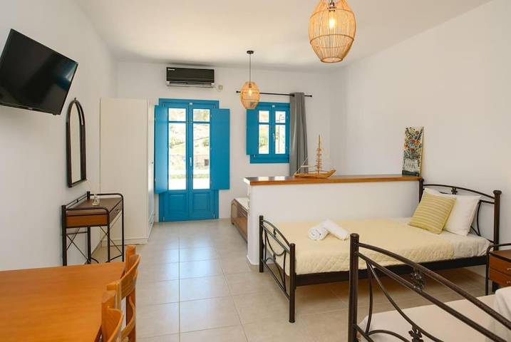 Appartement de vacances pour 4 personnes, avec Balcon ainsi que Terrasse et Vue