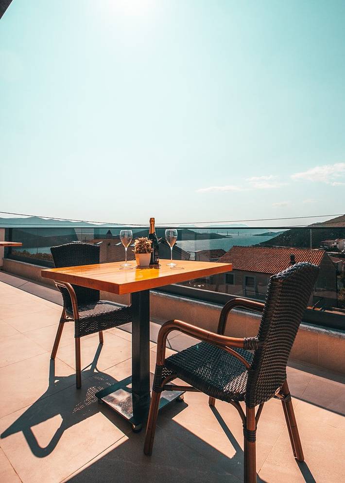 Ganze Wohnung, Ferienwohnung für 2 Personen mit Balkon/Terrasse in Neum, Bosnien und Herzegowina