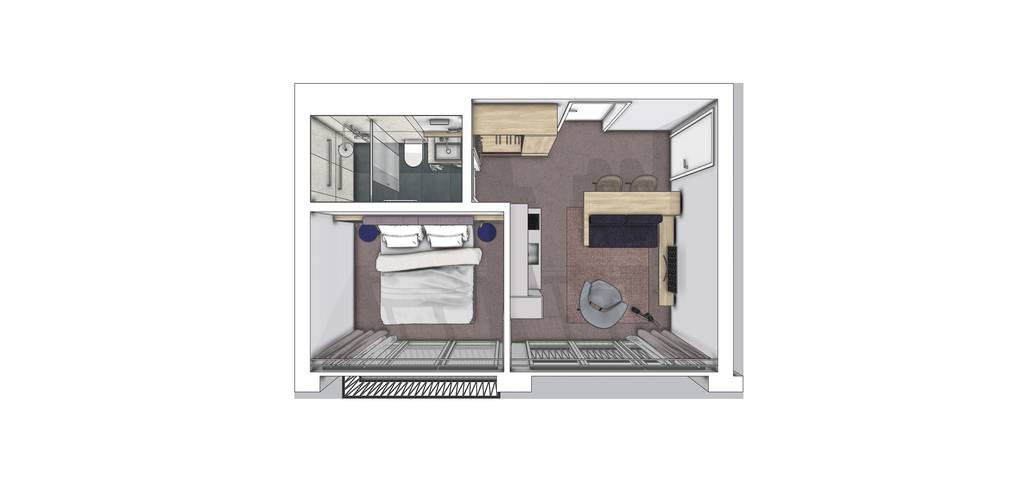 Ferienhaus für 2 Personen, mit Terrasse, kinderfreundlich
