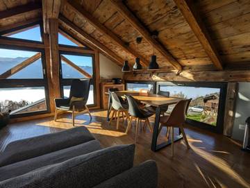 Gîte pour 4 personnes, avec vue et jardin à Verchaix