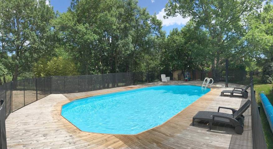 Maison de vacances pour 14 personnes, avec Terrasse ainsi que Jardin et Piscine