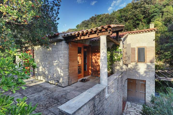 Ferienhaus mit Meerblick für 5 Personen, mit Terrasse und Garten sowie Pool, kinderfreundlich in Istrien - 3
