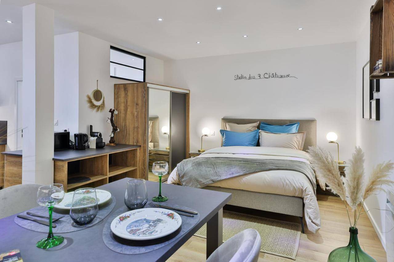 Appartement entier, Studio des 3 Châteaux, Route des Vins d'Alsace in Husseren-les-Châteaux, Parc naturel régional des Ballons des Vosges