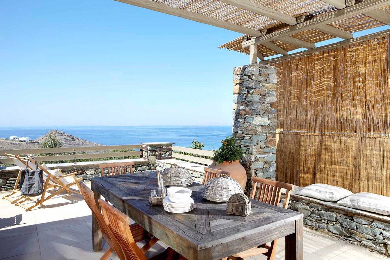Dazzling Tinos Villa | Villa Gregorovitch | 3 Bedrooms | Breathtaking Sea Views | Private Infinity Pool | Bbq Facilities | Shaded Outdoor Dining Area | Private Garden | Lagades in Tinos