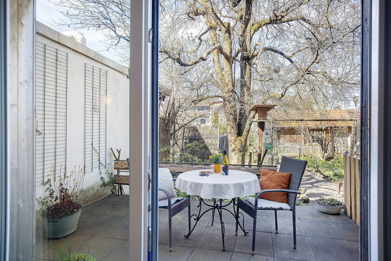 Ganze Wohnung, Ferienwohnung 'Gartenglück' mit eigener Terrasse in Bad Waldsee, Region Bodensee-Oberschwaben
