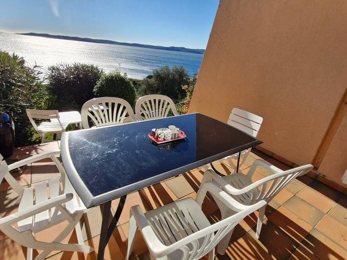Ganze Wohnung, 2-Zimmer-Wohnung mit Meerblick und Garage in Sainte-Maxime in Sainte-Maxime, Mittelmeerküste (Frankreich)