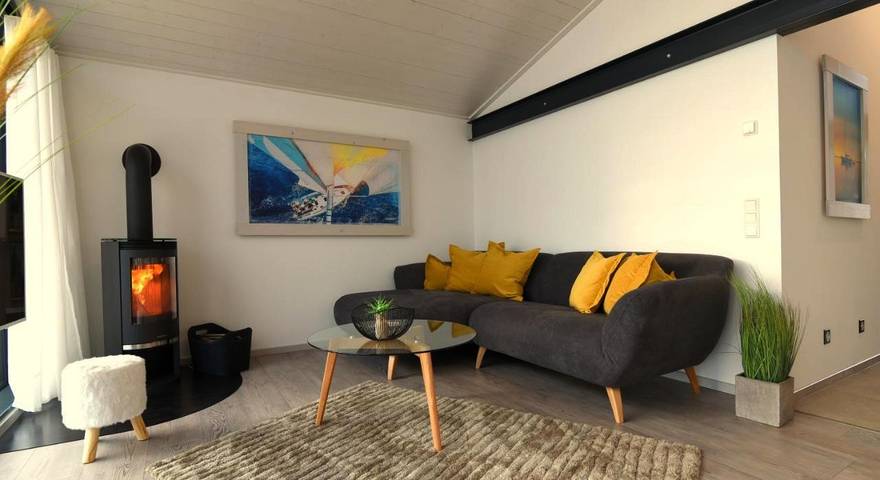 Ferienhaus für 6 Personen, mit Balkon und Terrasse sowie Garten und Seeblick am Hainer See - 4