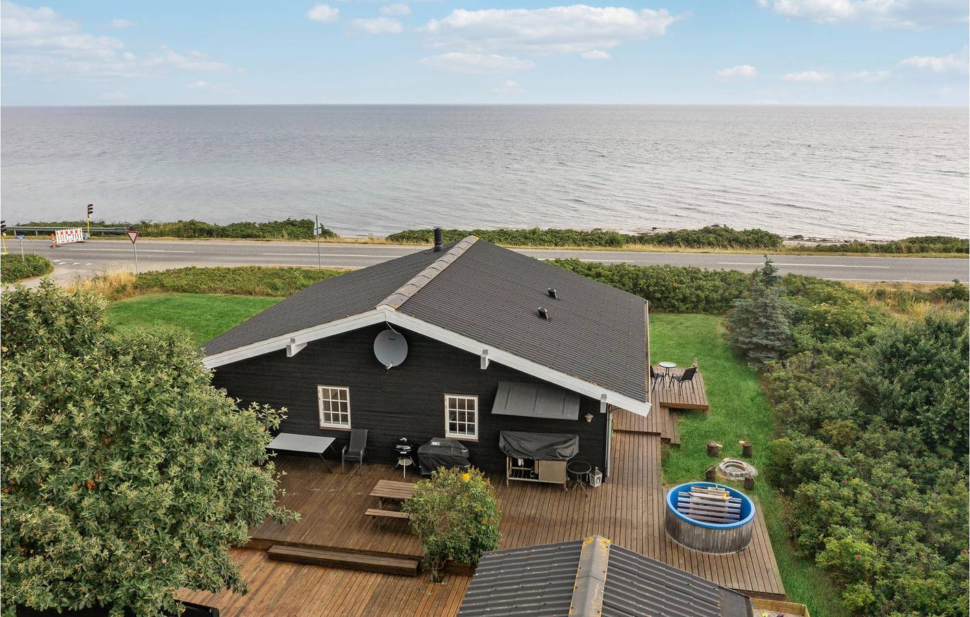Ferienhaus für 6 Personen mit Terrasse in Overby Lyng, Sjællands Odde