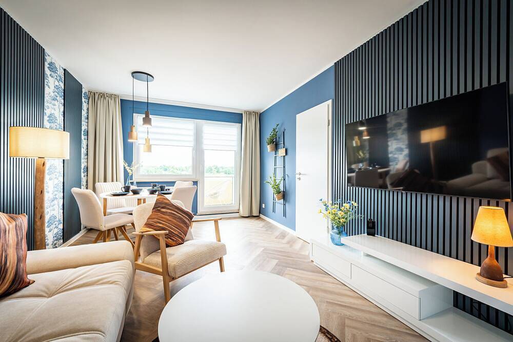 Ganze Wohnung, Zauberhafte Ferienwohnung in Barby Balkon mit Elbblick am Elbe-Saaleradweg in Barby, Elbe-Börde-Heide