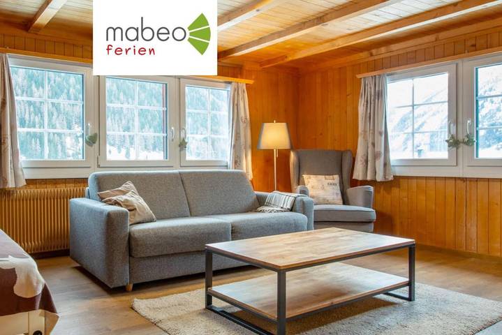 Ferienwohnung für 4 Personen, mit Balkon und Garten sowie Ausblick