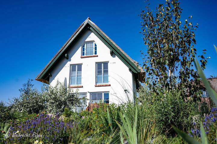 Ferienhaus für 8 Personen, mit Terrasse und Garten sowie Ausblick in Poseritz