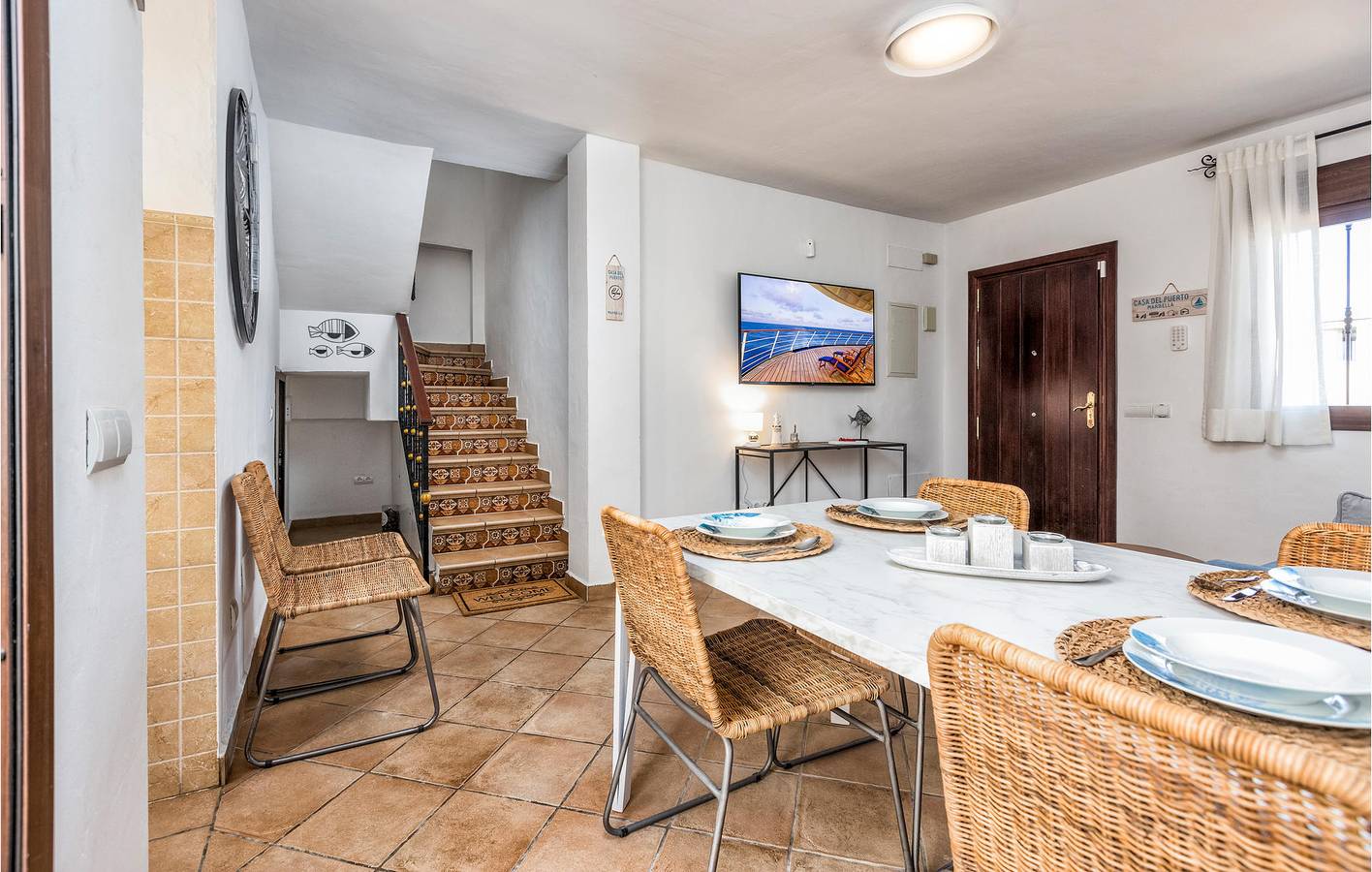 Wohnung mit Meerblick: 180qm, WiFi, AC, Terrasse in Marbella Ost, Marbella