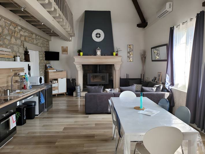 Gîte pour 4 personnes, avec Jardin