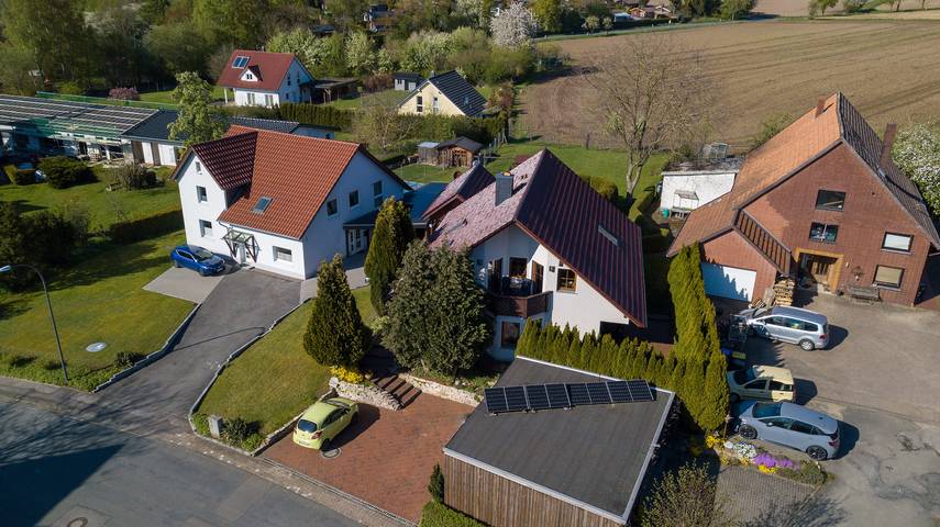 Ferienwohnung für 4 Personen, mit Balkon und Garten sowie Ausblick im Teutoburger Wald - 3