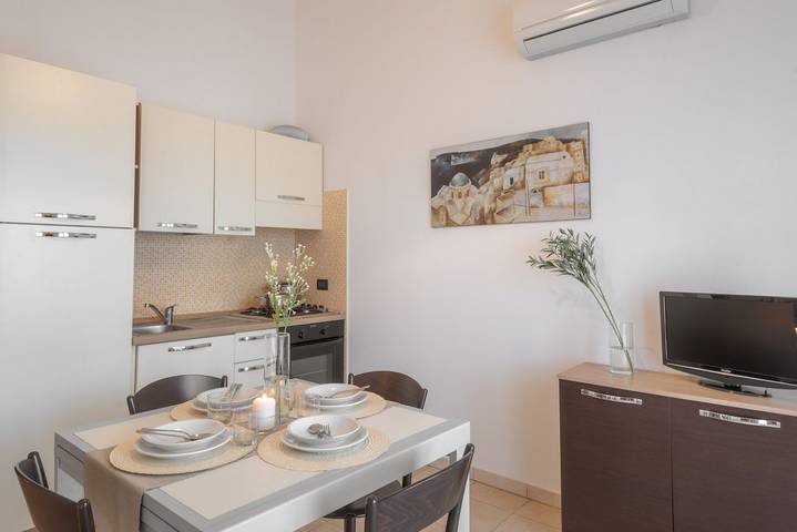 Apartamento entero, Apartamento de vacaciones para 3 personas con balcón/terraza in Crabonaxa/Villasimius, Villasimius