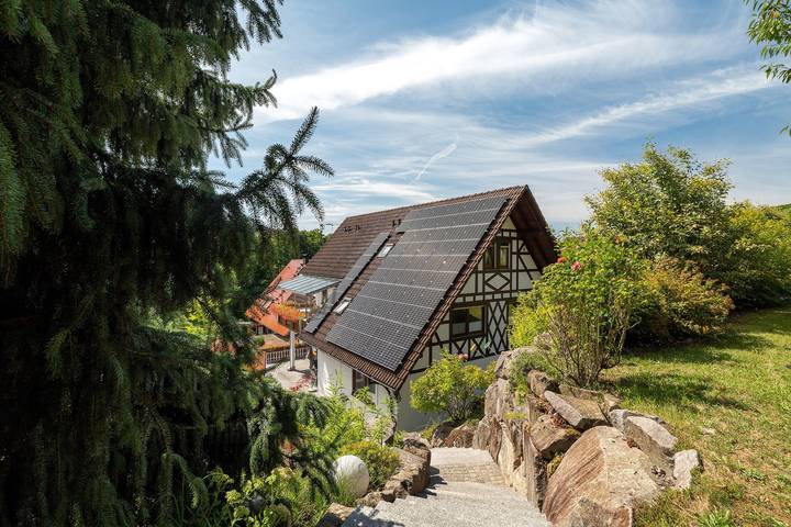 Ganze Wohnung, Ferienwohnung 'Schwarzwaldliebe' mit privatem Balkon, Gemeinschaftsterrasse und Wi-Fi in Sasbachwalden, Mittlerer Schwarzwald