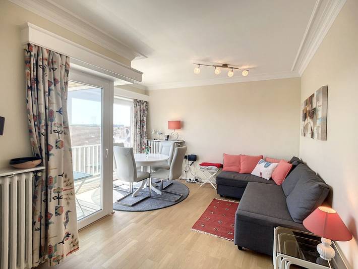 Ferienwohnung für 3 Personen, mit Balkon und Terrasse in Knokke-Heist