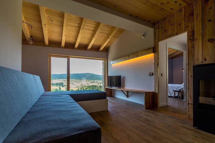 Appartement de vacances pour 9 personnes, avec balcon ainsi que sauna et jacuzzi