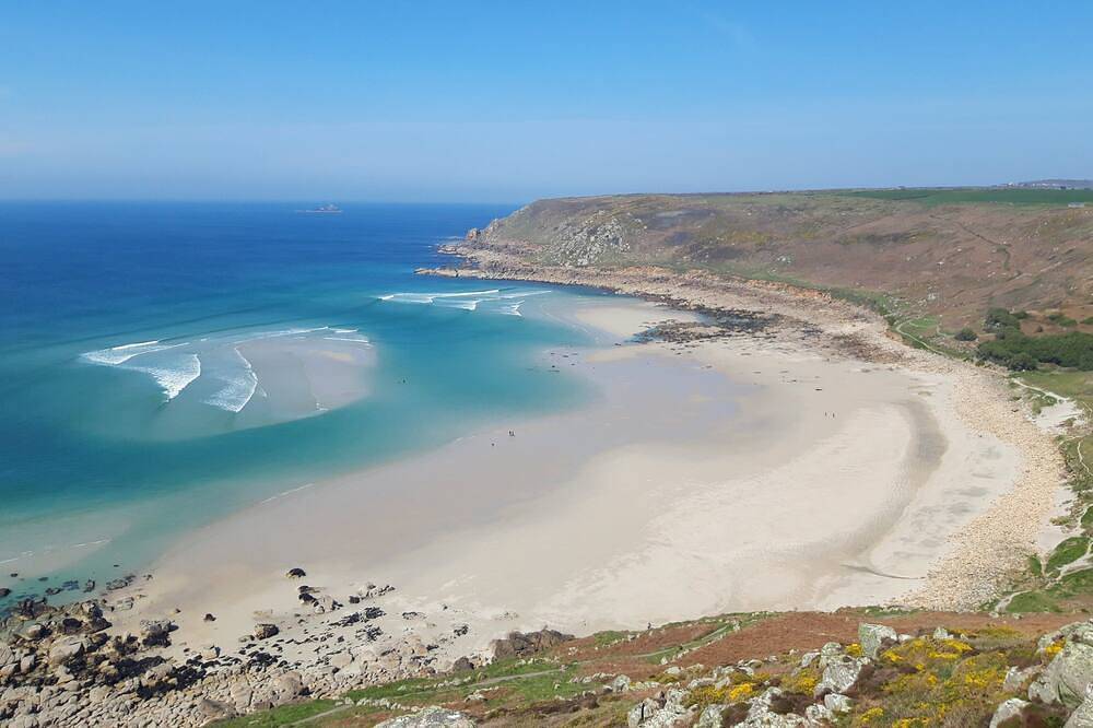 Magnifique bungalow côtier-crique Sennen -Porthcurno-mer in Sennen, Cornouailles