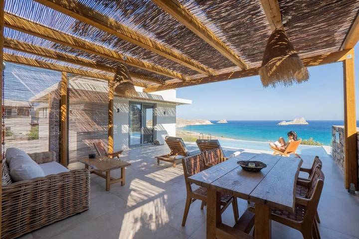 Ferienhaus für 2 Personen, mit Pool und Garten sowie Ausblick in Griechenland