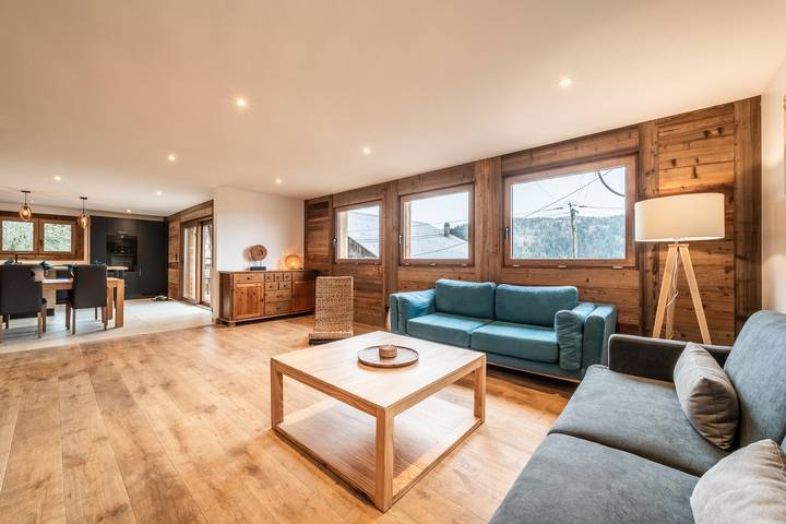 Chalet pour 7 personnes, avec jardin et balcon, animaux acceptés en Haute-Savoie - 3