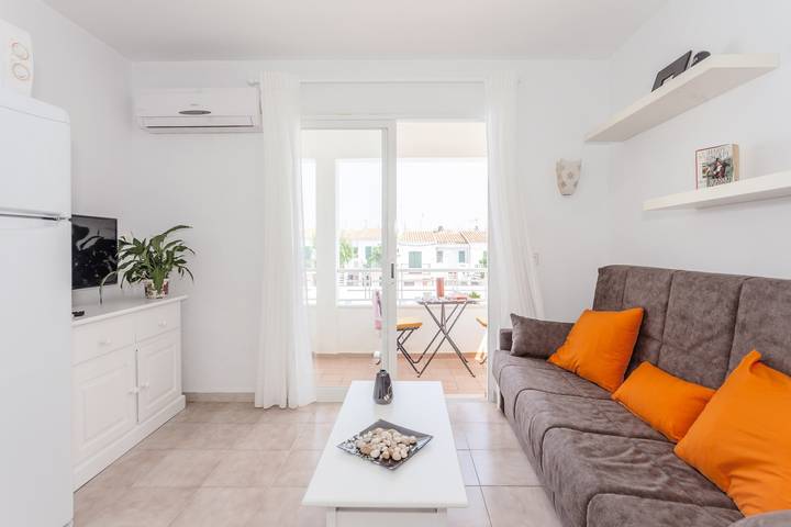 Appartement de vacances pour 3 personnes, avec Balcon à Cala en Blanes