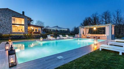 Cottage pour 8 personnes, avec piscine et jardin dans Orentano