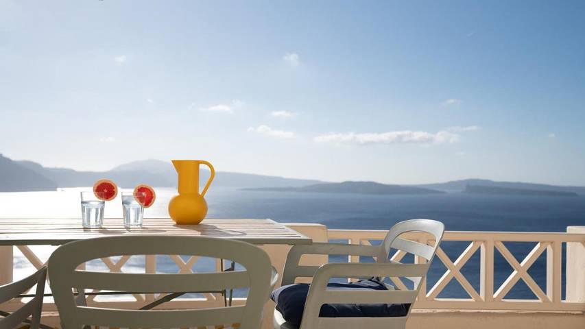 Apartamento para 4 personas, con terraza y vistas, Se admiten mascotas en Oia