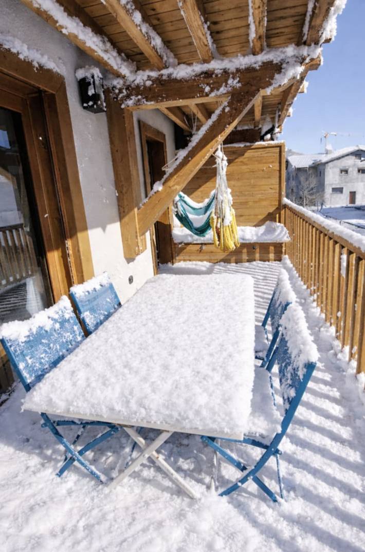 Appartement entier, Grand T2 récent avec terrasse : le dahu perché in Le Monêtier-les-Bains, Serre Chevalier