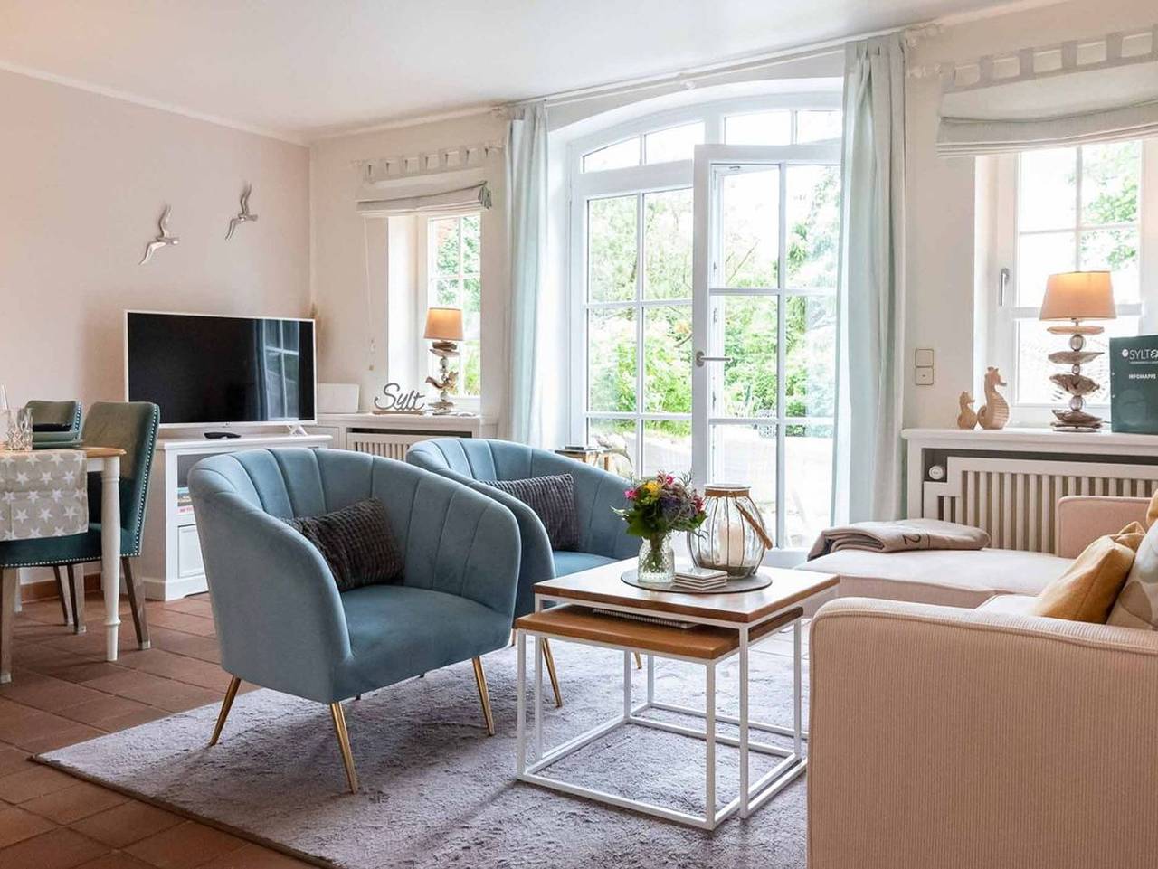 Ganze Ferienwohnung, Sylterpferdchen, Landhaus Köövenhüs - Gemütliche Ferienwohnung mit 3 Zimmern auf ca. 73 m², für max. 4 Personen. in Wenningstedt, Sylt