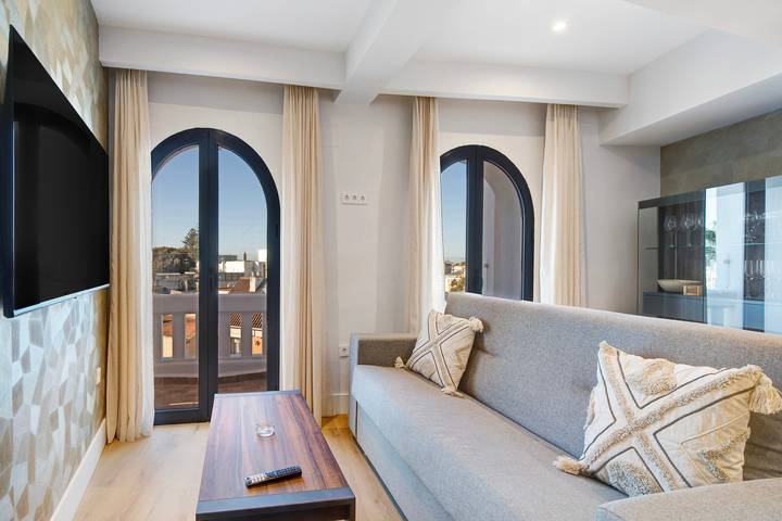 Ganze Wohnung, Ferienwohnung 'Calle Larga 46' mit Balkon, Wi-Fi und Klimaanlage in Jerez de la Frontera, Costa de la Luz