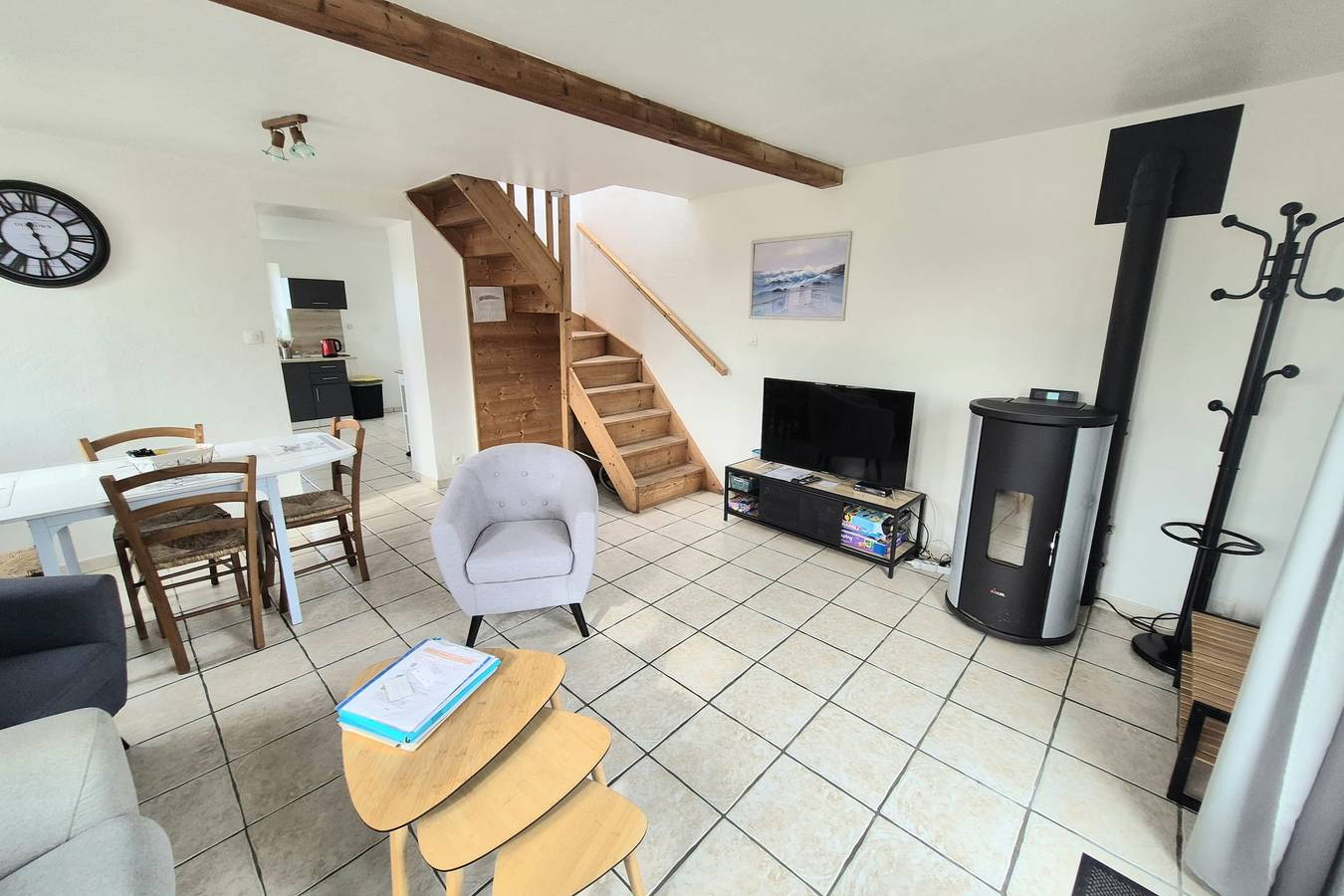 Ferienhaus für 4 Personen mit Garten in Saint-Laurent-sur-Mer, Bayeux und Umgebung