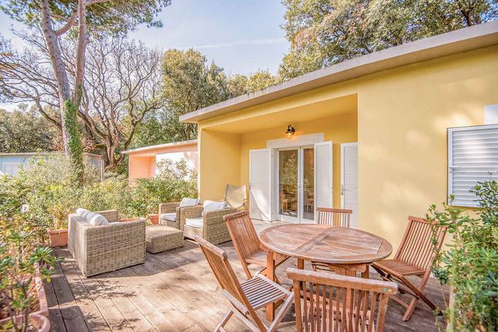 Bungalow für 6 Personen, mit Garten in San Vincenzo